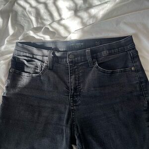 Lucky Brand Women's Black Mid Rise Skinny Jeans 12/31 A